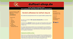 Desktop Screenshot of duftoel-shop.de