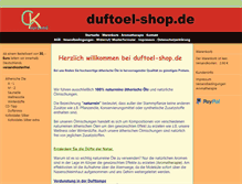 Tablet Screenshot of duftoel-shop.de